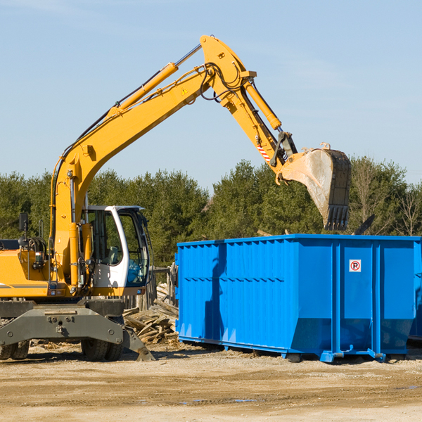 how many times can i have a residential dumpster rental emptied in Pindall